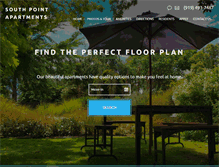 Tablet Screenshot of liveatsouthpoint.com